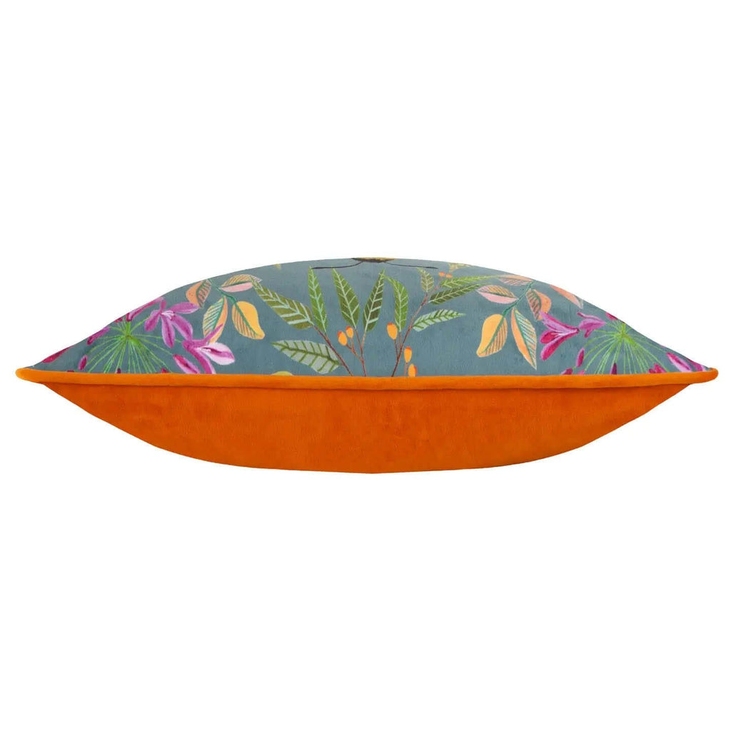 House of Bloom Zinnia Bee Rectangular Cushion Cover