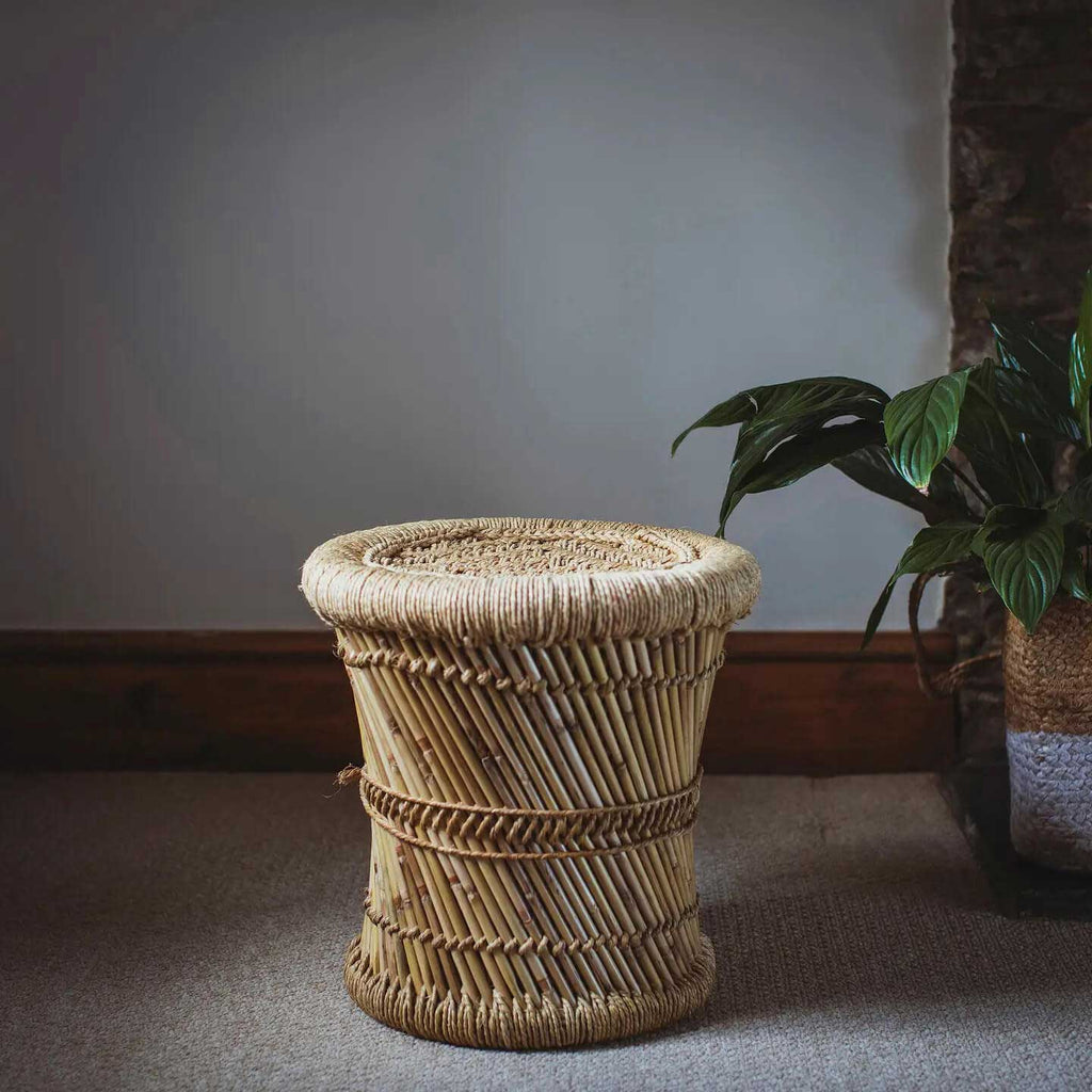 Cane and Jute Stool||