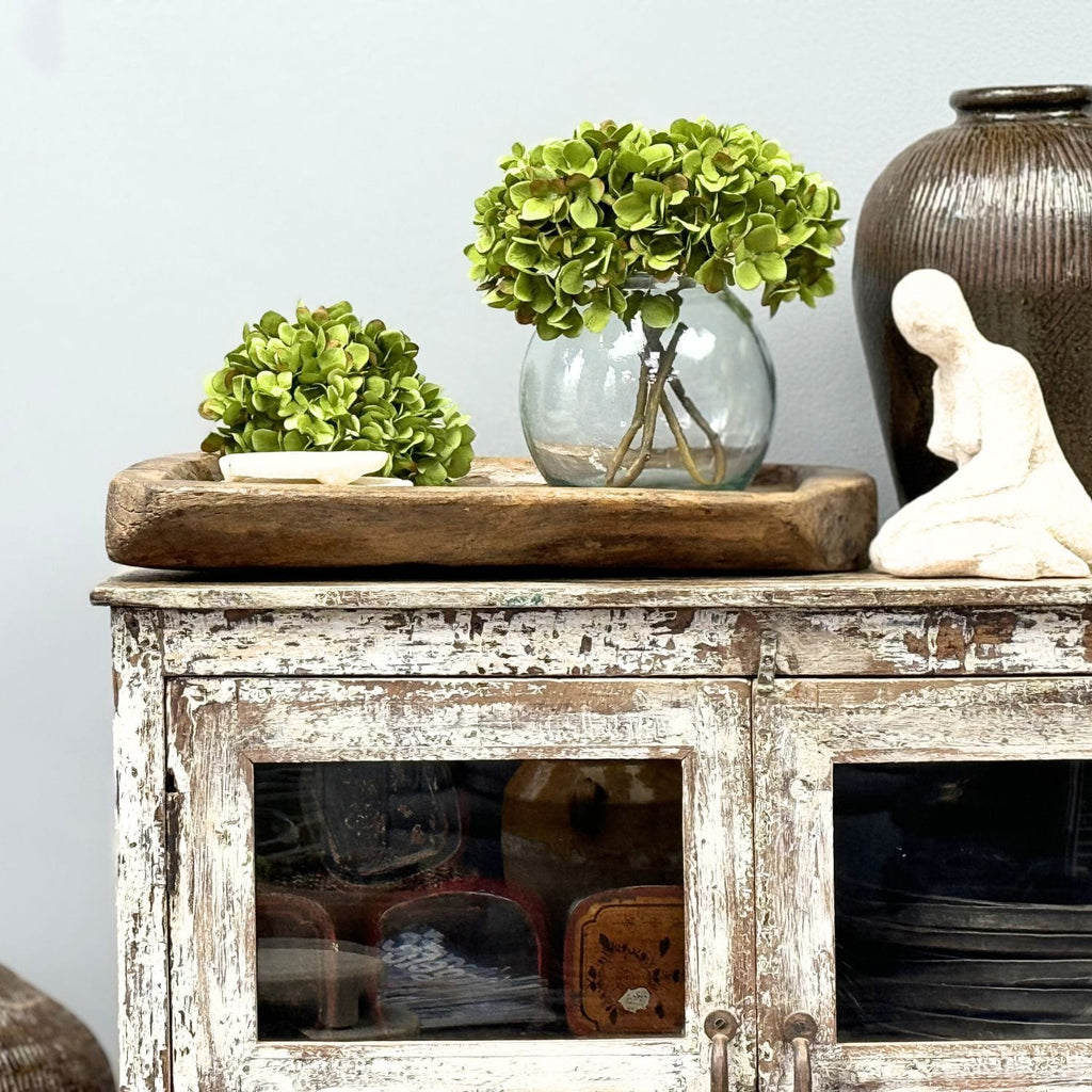 Clear Recycled Glass Fishbowl Vase