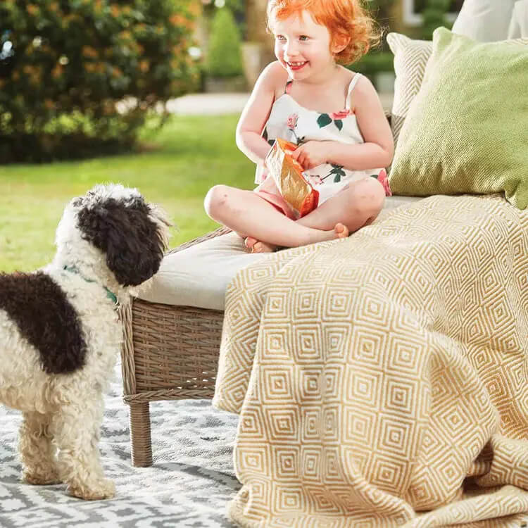 Hug Rug Woven Diamond Throw
