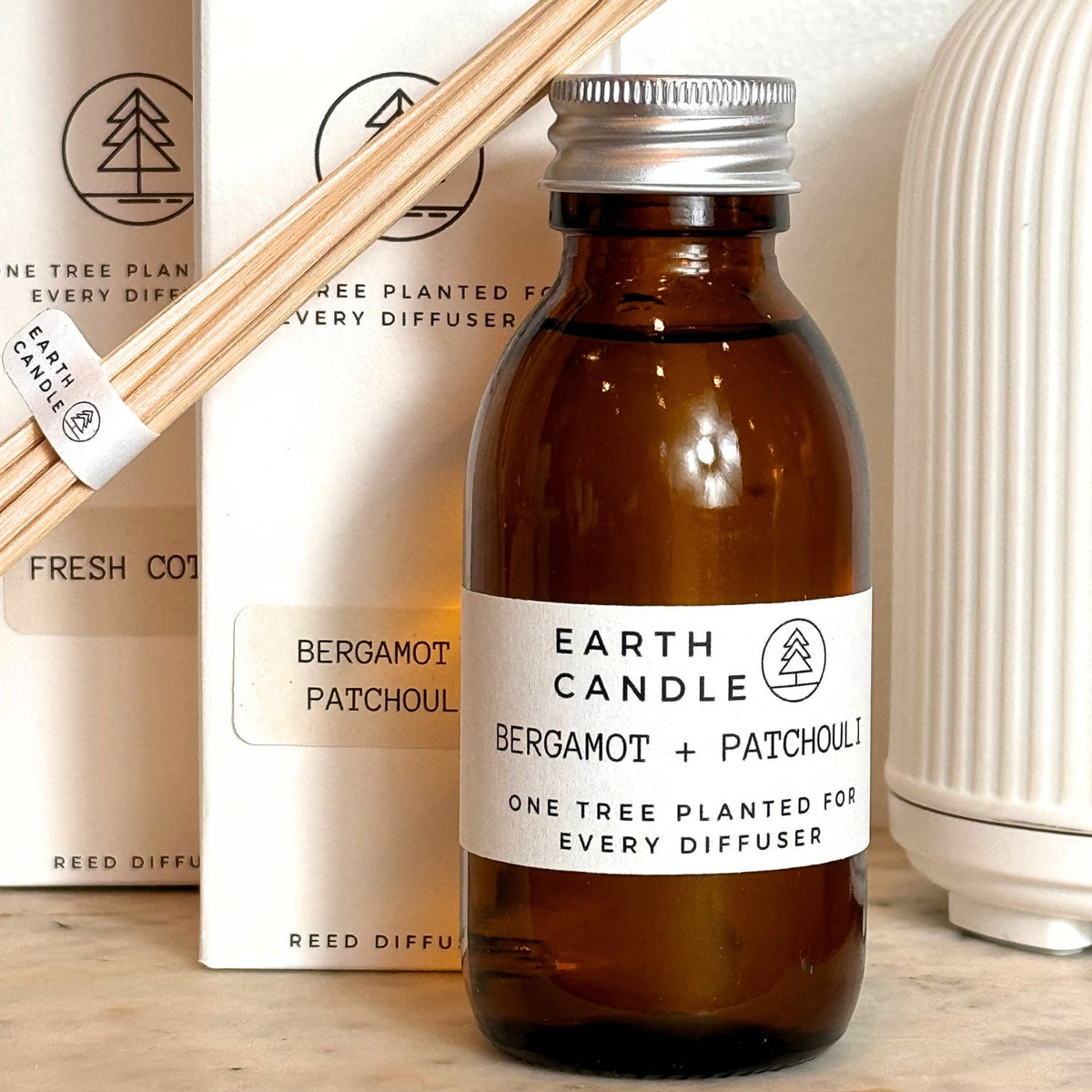 Bergamot + Patchouli Eco Reed Diffuser