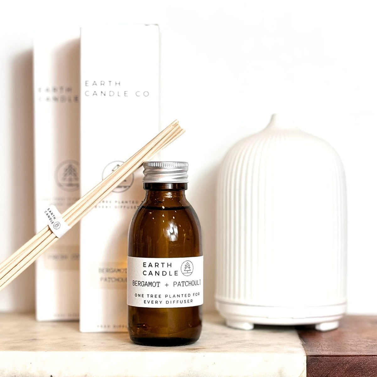 Bergamot + Patchouli Eco Reed Diffuser