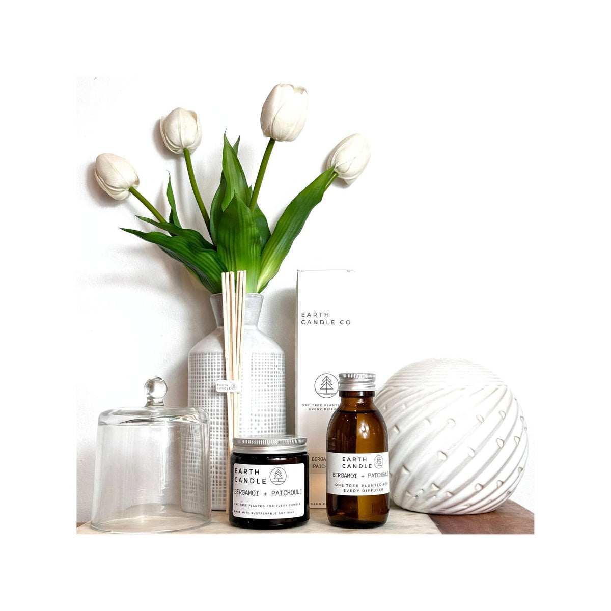 Bergamot + Patchouli Home Fragrance Set