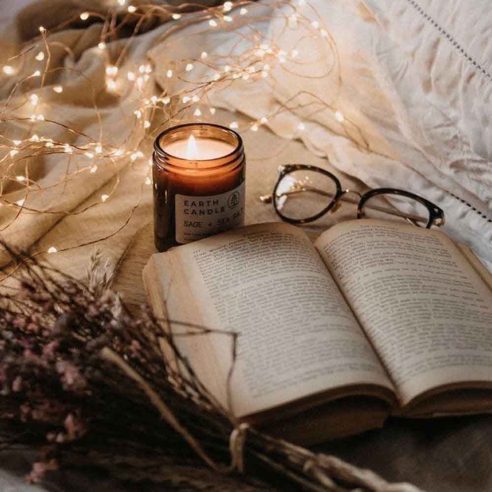 Sage + Sea Salt Soy Wax Eco Candle