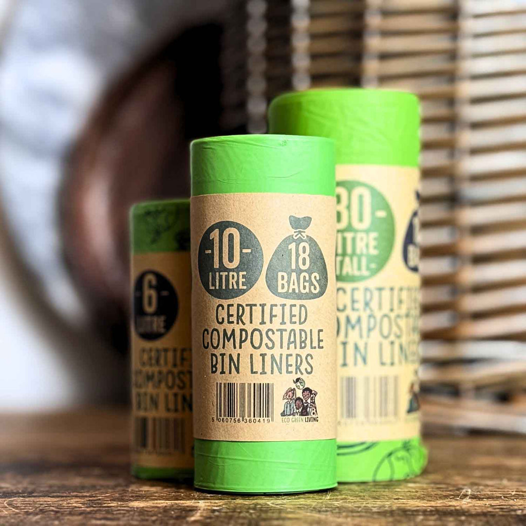 10L Compostable Waste Bags | 1 Roll of 18 Bags