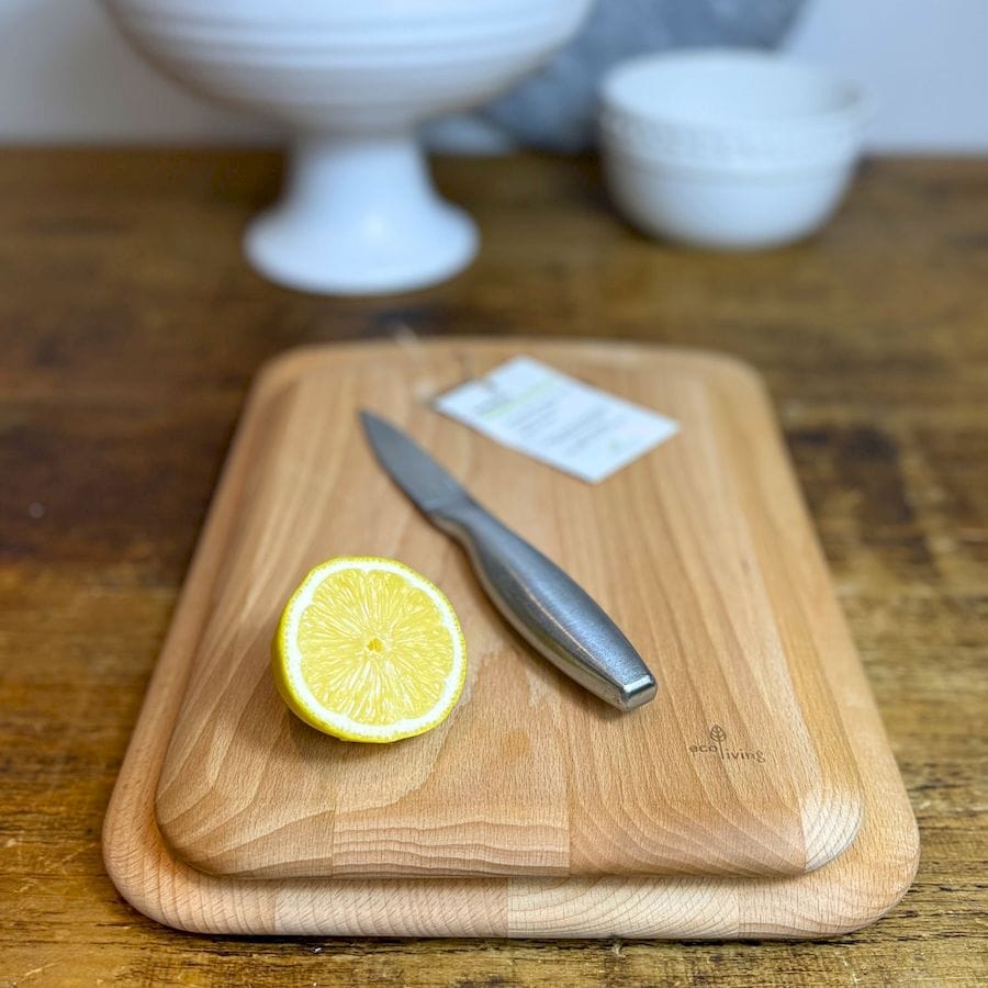 Natural Wooden Chopping Board With Handle
