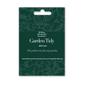 Garden Tidy Gift Card|Willow Alexander gardeners maintaining a lush, green lawn with a lawn mower||||