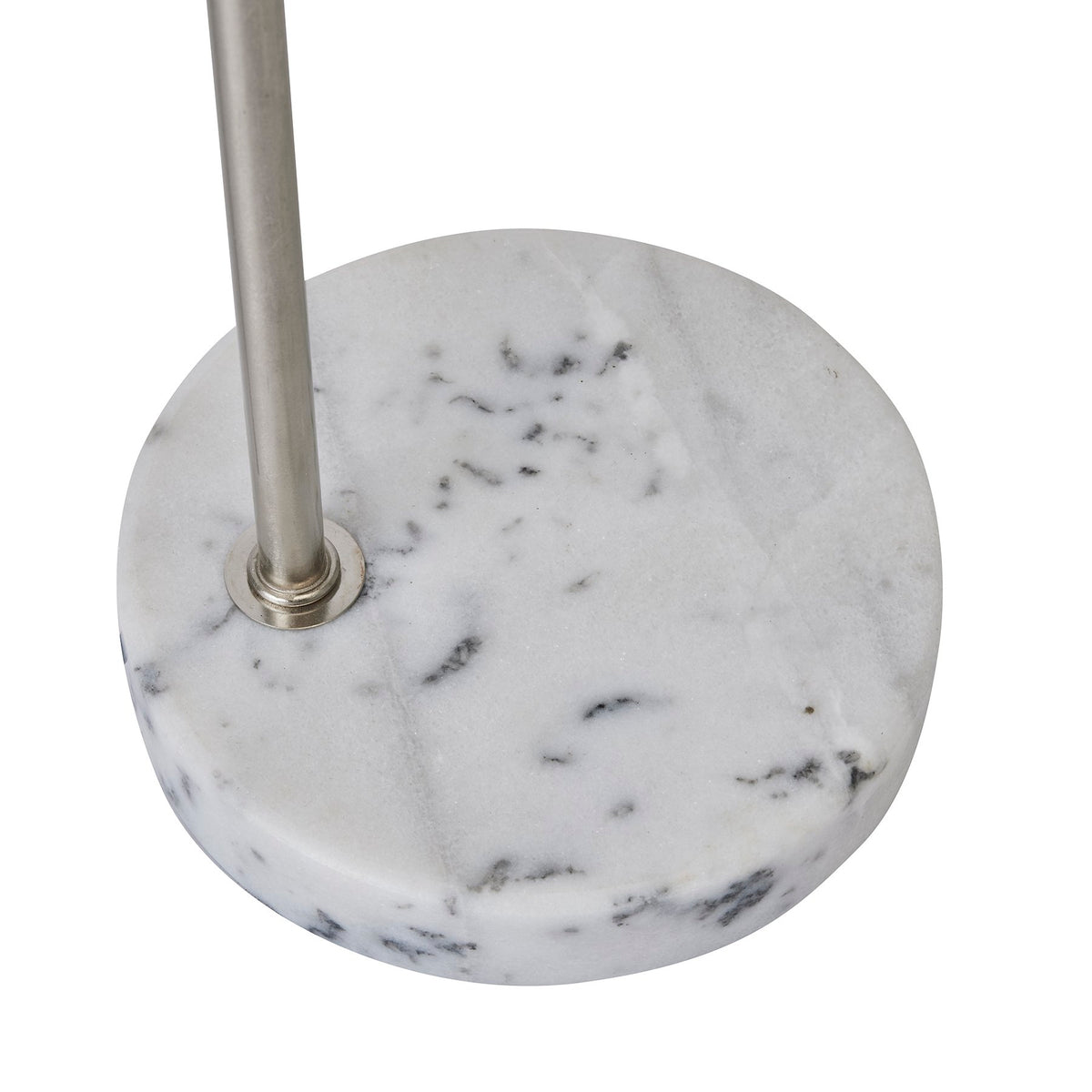 Marble and Silver Industrial Desk Lamp