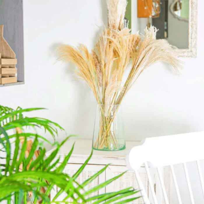 Large Recycled Glass Vase