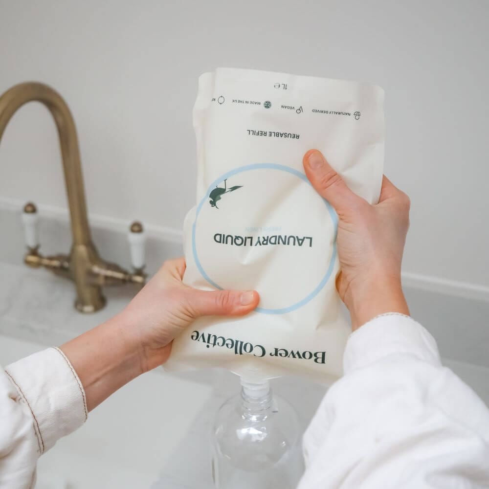Bower Non-Bio Laundry Liquid Refill – Fresh Linen 1L