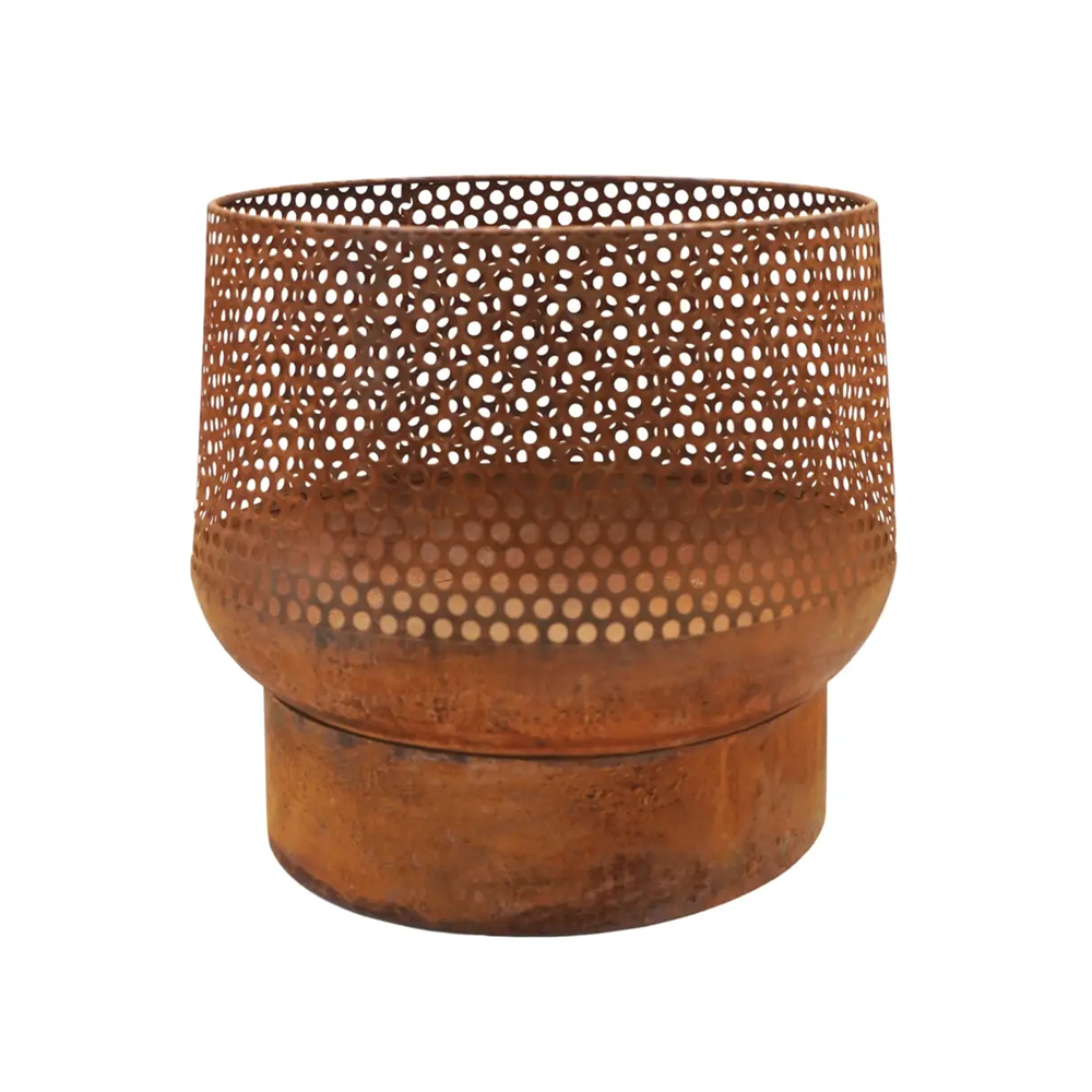 Outdoor Buttermere Metal Basket Fire Pit