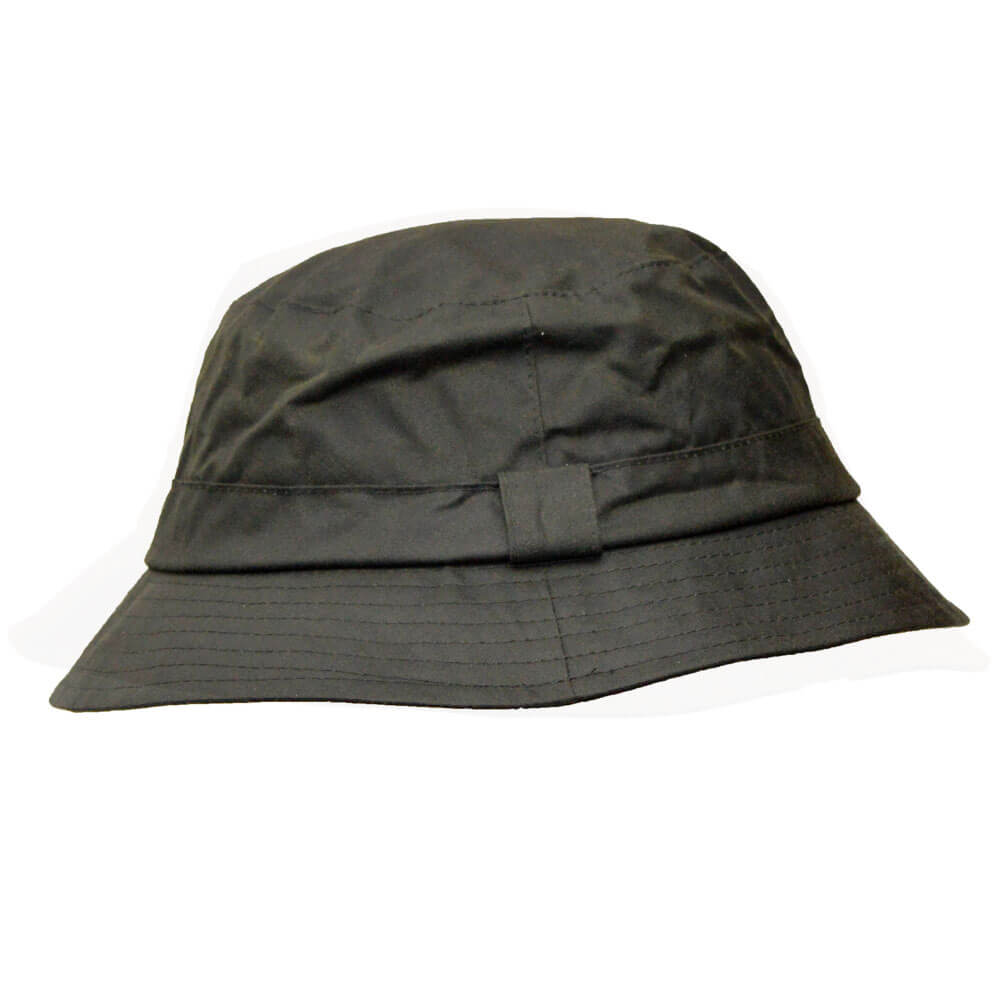 Unisex Wax Bucket Hat - Olive, Extra Large